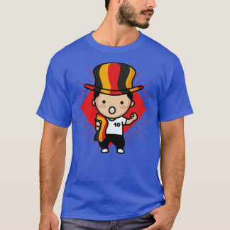 Camiseta Hincha alemana de la Cuta Kawaii