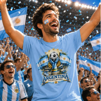 Camiseta Hincha de fútbol argentino Albiceleste Fútbol