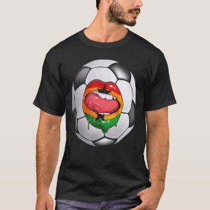 Camiseta Hincha de fútbol de Ghana Boca de Bandera de Ghana
