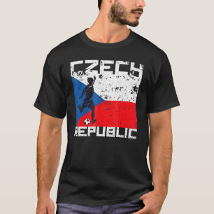 Camiseta Hincha de fútbol de la República Checa Bandera de 