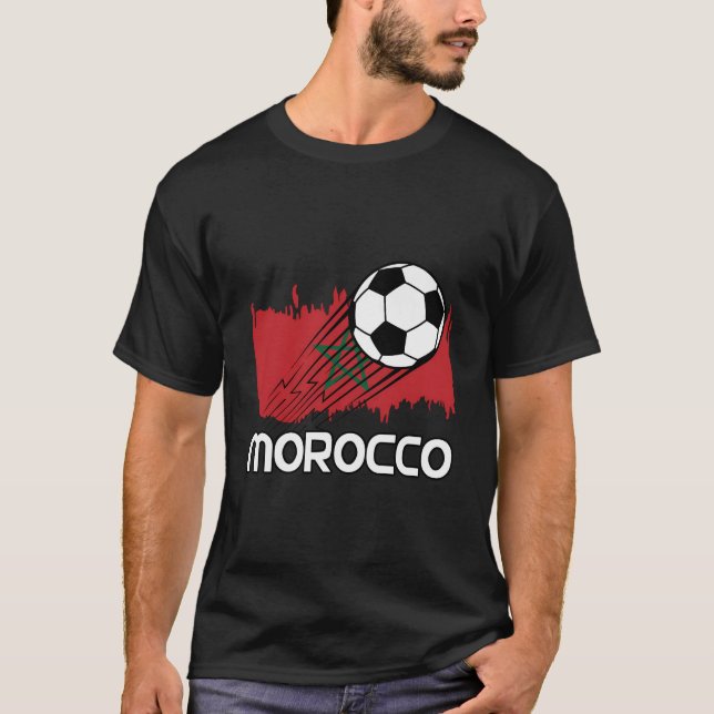 Camiseta Hincha de fútbol de Marruecos (Anverso)