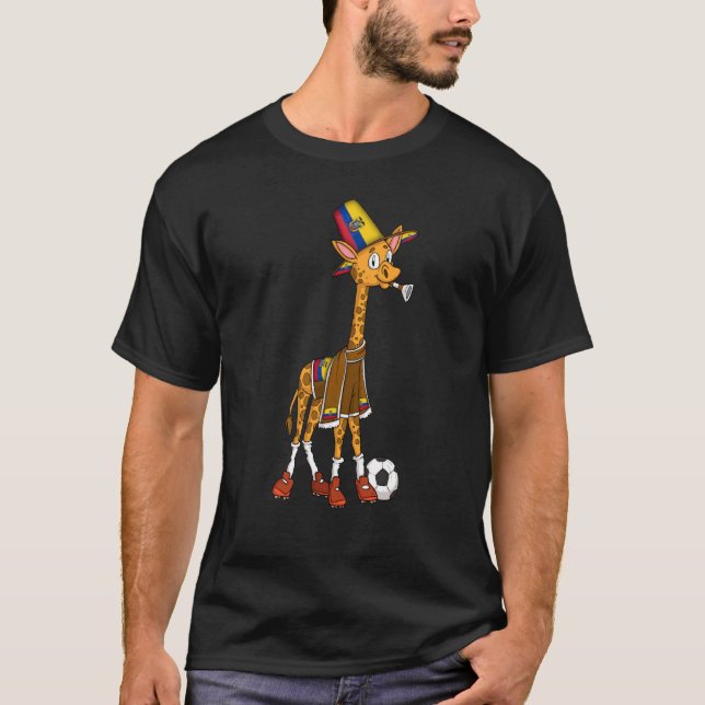 Camiseta Hincha de jirafa Ecuador (Anverso)