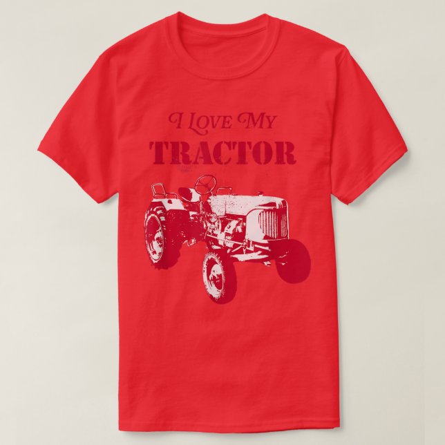 Camiseta Hincha de Tractor: Me encanta mi vida de fundadora (Diseño del anverso)