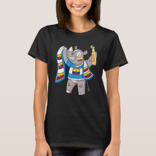 Camiseta Hincha rinoceronte Ecuador