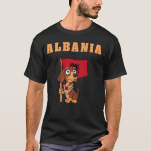Camiseta Hinchas albaneses Albania Dachshund