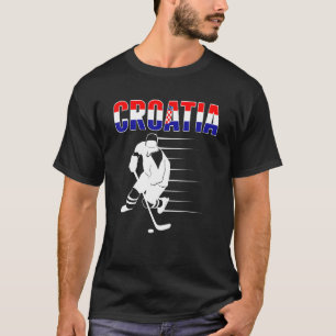 Camiseta Hinchas croatas de hockey sobre hielo en Croacia s