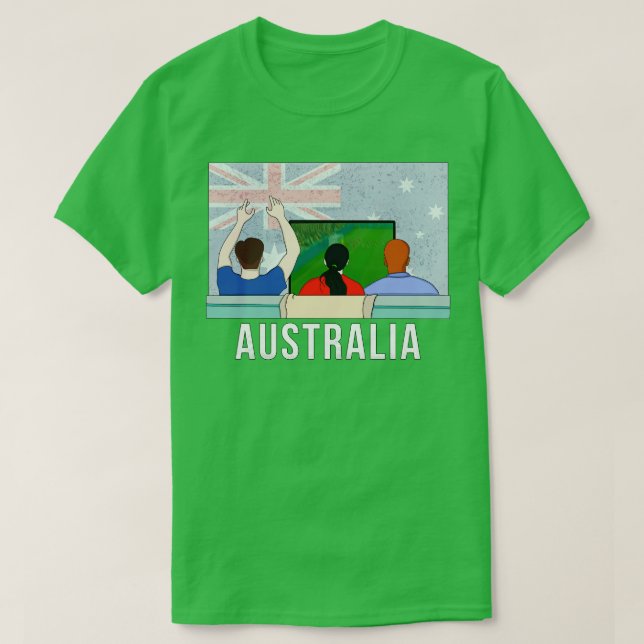 Camiseta Hinchas de Australia (Diseño del anverso)