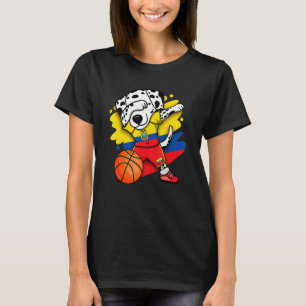 Camiseta Hinchas de baloncesto Dabbing Dalmatia Ecuador Jer