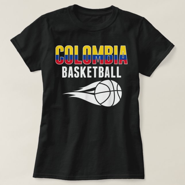 Camiseta Hinchas de baloncesto de Colombia (Diseño del anverso)