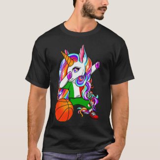 Camiseta Hinchas de baloncesto de Dabbing Unicorn Italia