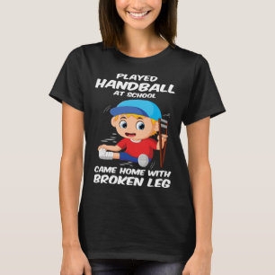 Camiseta Hinchas De Balonmano Rotos En La Pierna Escolar