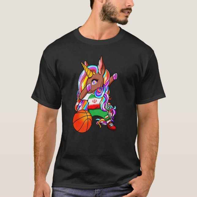 Camiseta Hinchas de básquet de piel marrón de Dabbing Unico (Anverso)