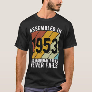Camiseta Hinchas De Coche De Cumpleaños De 70 Años Nacidos 