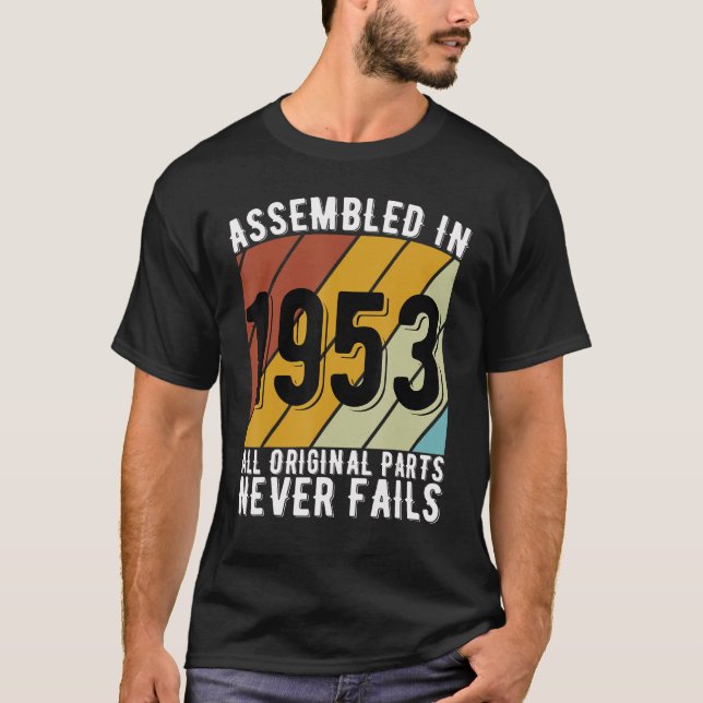 Camiseta Hinchas De Coche De Cumpleaños De 70 Años Nacidos  (Anverso)
