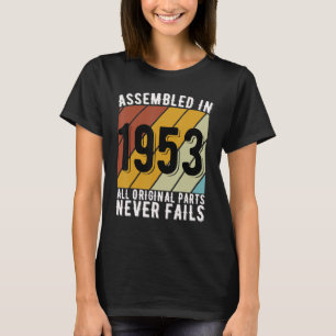 Camiseta Hinchas De Coche De Cumpleaños De 70 Años Nacidos 