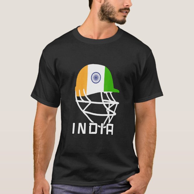 Camiseta Hinchas de cricket de la India: Fanáticos del críq (Anverso)