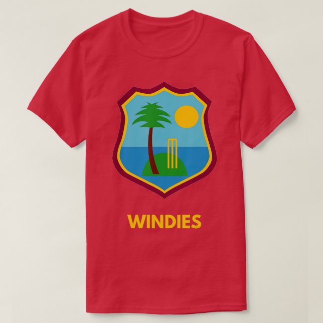 Camiseta Hinchas de críquet de las Antillas (Diseño del anverso)
