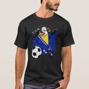 Camiseta Hinchas de Fútbol Dab Penguin Bosnia Herzegovina J