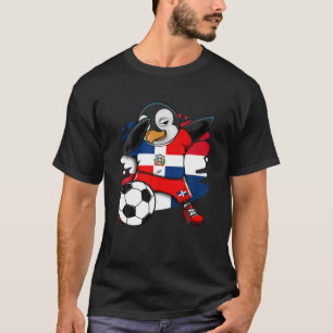 Camiseta Hinchas de fútbol Dab Penguin República Dominicana