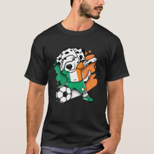 Camiseta Hinchas de fútbol Dabbing Dalmatian Ireland