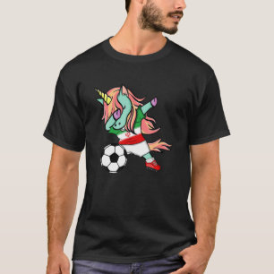 Camiseta Hinchas de fútbol Dabbing Unicorn Irán