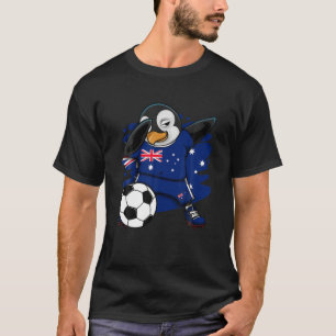 Camiseta Hinchas de fútbol de Australia Dabbing Penguin