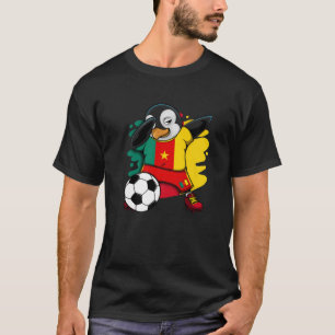 Camiseta Hinchas de fútbol de Camerún Dabbing Penguin
