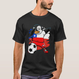 Camiseta Hinchas de fútbol de Chile Dabbing Penguin Pies de