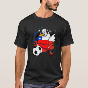 Camiseta Hinchas de fútbol de Chile Dabbing Penguin Pies de