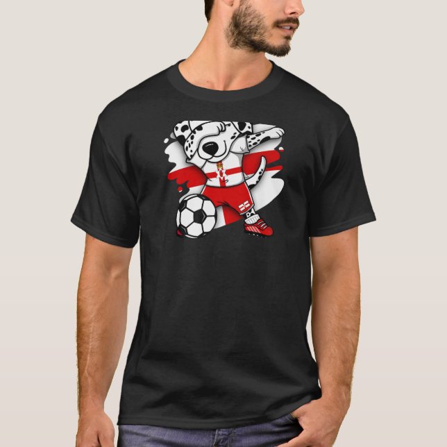 Camiseta Hinchas de fútbol de Dabbing Dalmatian Irlanda del (Anverso)
