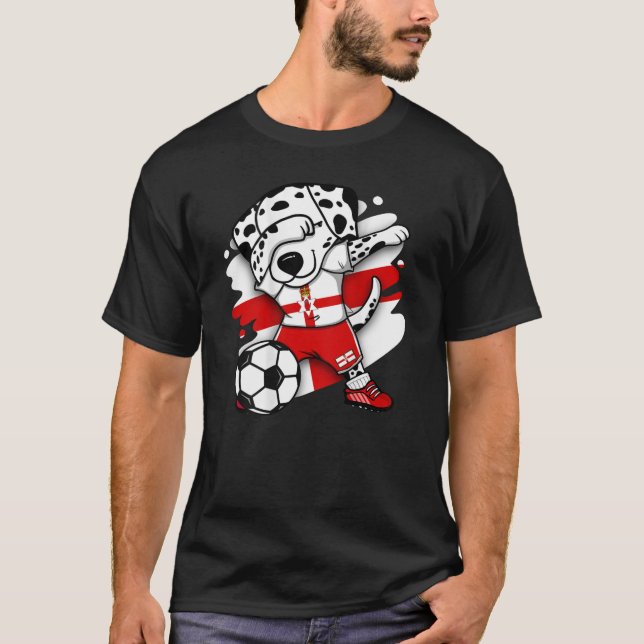 Camiseta Hinchas de fútbol de Dabbing Dalmatian Irlanda del (Anverso)
