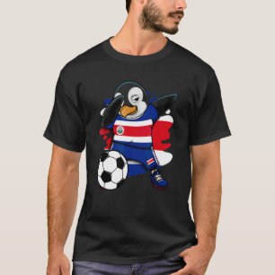 Camiseta Hinchas de fútbol de Dabbing Penguin Costa Rica Pi