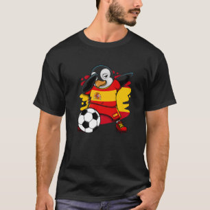 Camiseta Hinchas de fútbol de Dabbing Penguin España Pies d