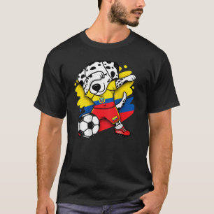 Camiseta Hinchas de fútbol de Ecuador Dabbing Dalmatian