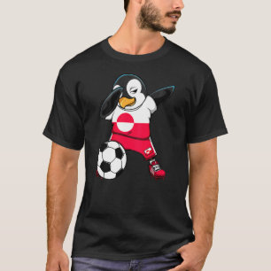 Camiseta Hinchas de Fútbol de Groenlandia en el pinguino de