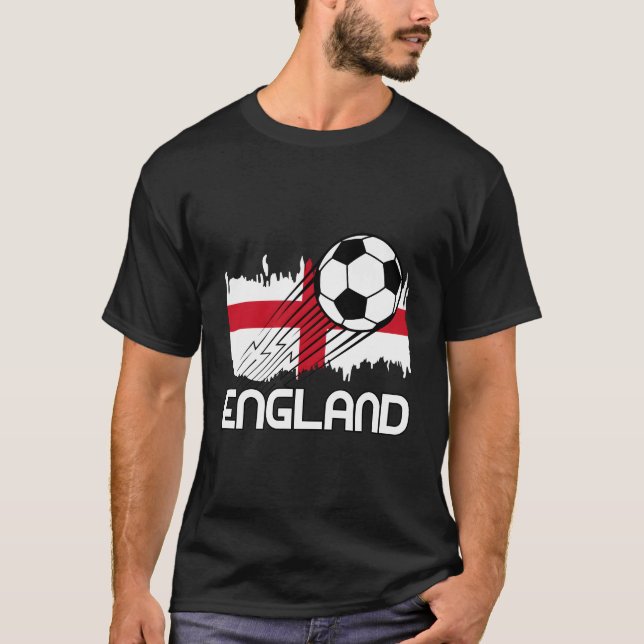 Camiseta Hinchas de fútbol de Inglaterra (Anverso)