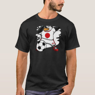 Camiseta Hinchas de fútbol de Japón Dabbing Penguin Pies de