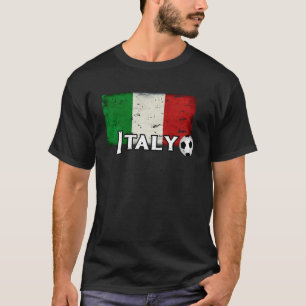 Camiseta Hinchas de fútbol de la bandera de Italia aman su 