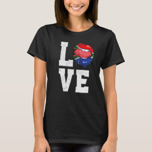 Camiseta Hinchas de fútbol de la bandera de Sudáfrica aman