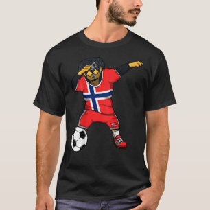 Camiseta Hinchas de fútbol del Dabbing Rottweiler de Norueg