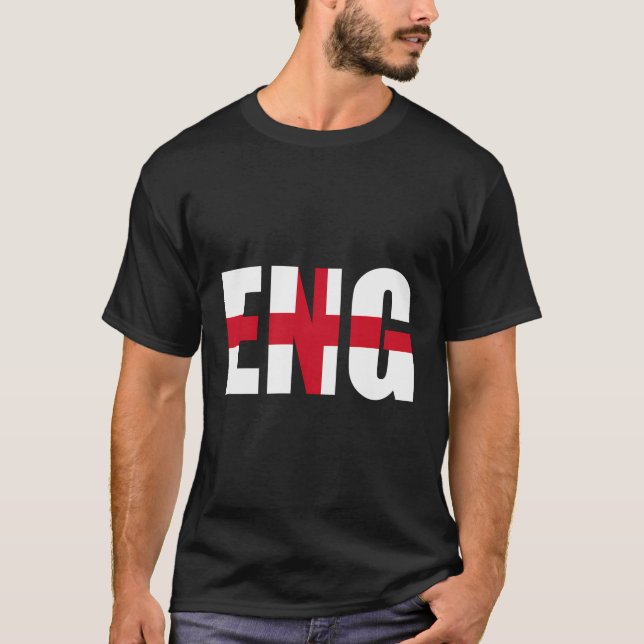 Camiseta Hinchas de fútbol inglés de Inglaterra (Anverso)