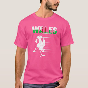 Camiseta Hinchas de Hockey sobre Hielo de Gales Orgullosos 