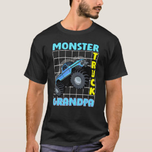 Camiseta Hinchas de la familia Monster Truck Abuelo Monster