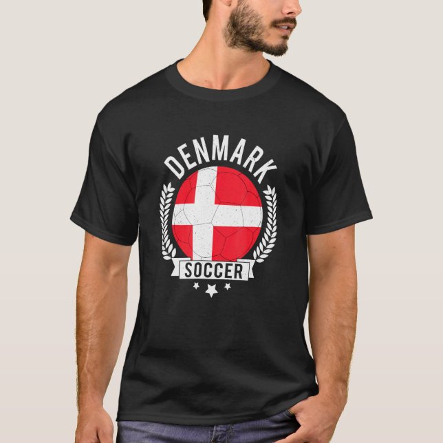 Camiseta Hinchas de la Selección de Fútbol de Dinamarca (Anverso)