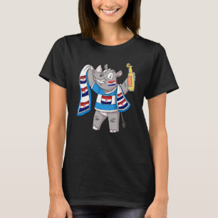 Camiseta Hinchas de rinoceronte Croacia