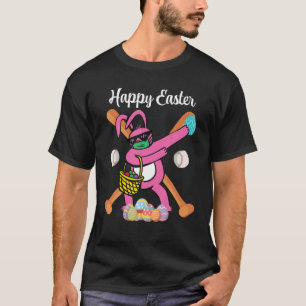 Camiseta Hinchas del béisbol de los beis de Dabbing Rabbit
