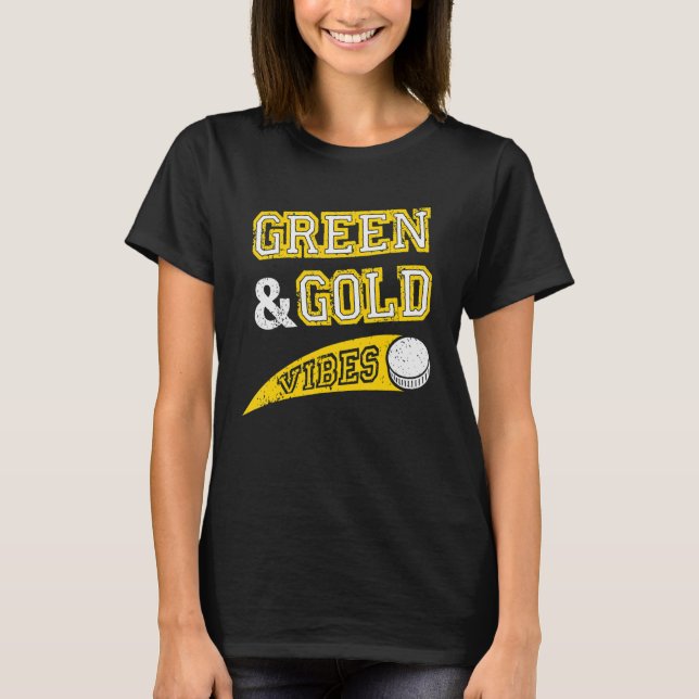 Camiseta Hinchas del equipo de hockey sobre hielo Green & G (Anverso)