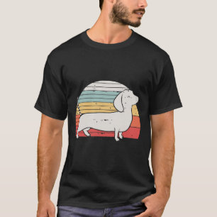 Camiseta Hinchas del perro Weiner Dog de Guay Retro Dachshu