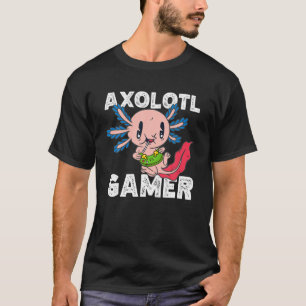 Camiseta Hinchas del videojuego Kawaii Axolotl Gaming