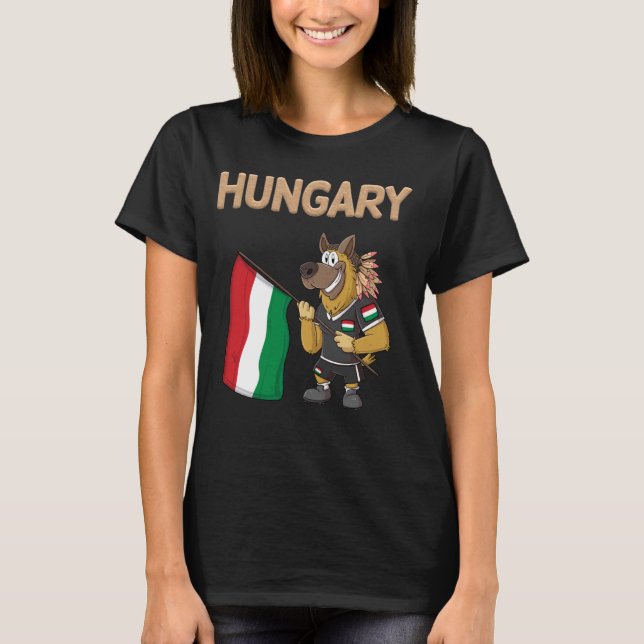 Camiseta Hinchas húngaros Perro de Hungría (Anverso)